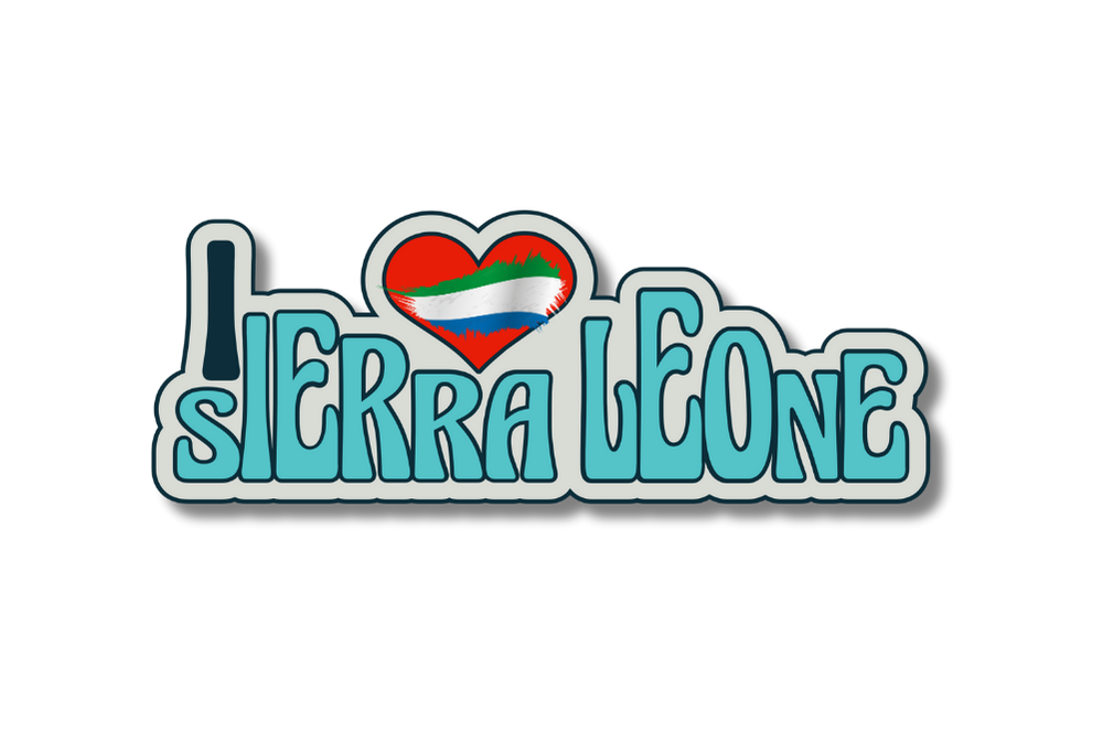 Sierra Leone fridge magnet