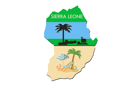 Sierra Leone fridge magnet