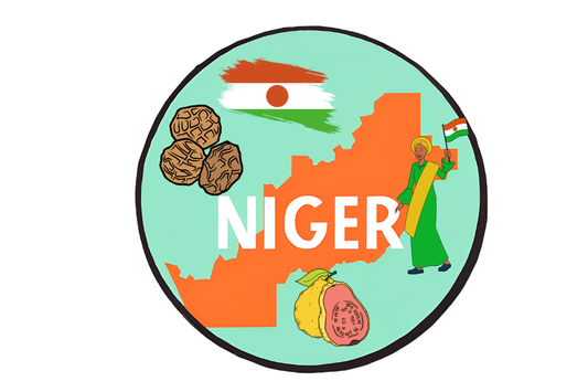 Niger fridge magnet