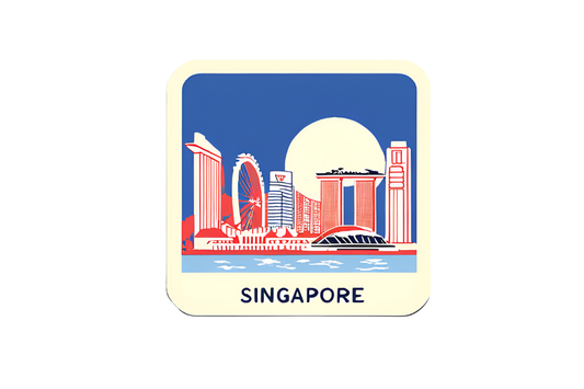 Singapore fridge magnet 2