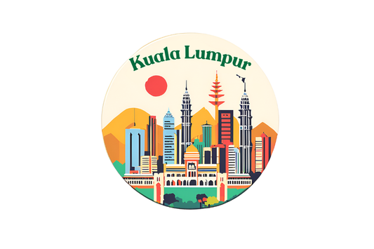 Kuala Lumpur fridge magnet