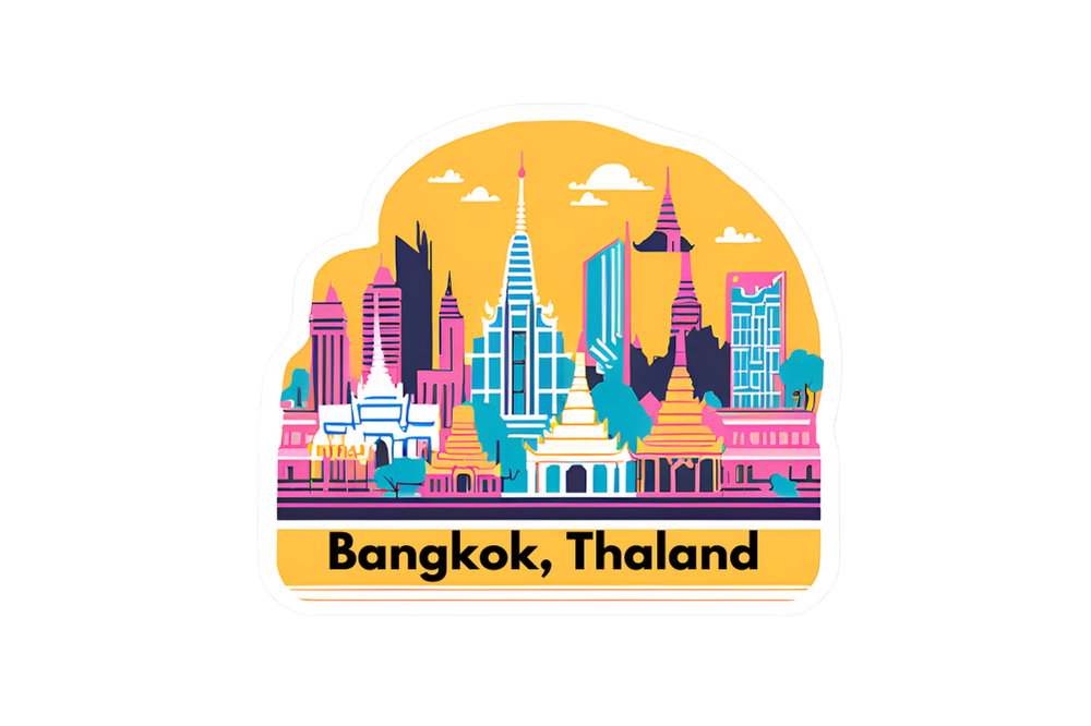 Bangkok fridge magnet