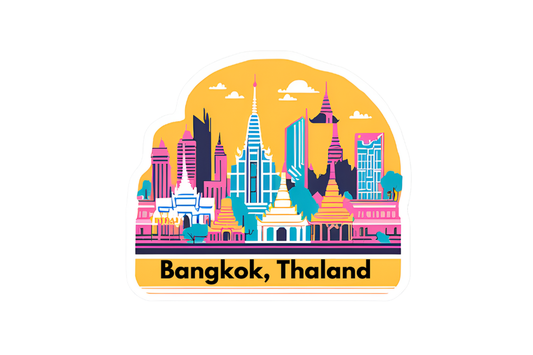 Bangkok fridge magnet