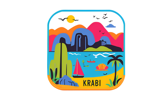 Krabi fridge magnet 2