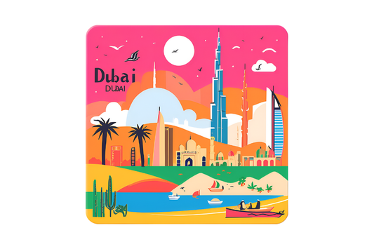 Dubai fridge magnet