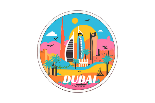 Dubai fridge magnet 2