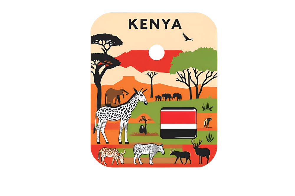 Kenya  Fridge magnet 2