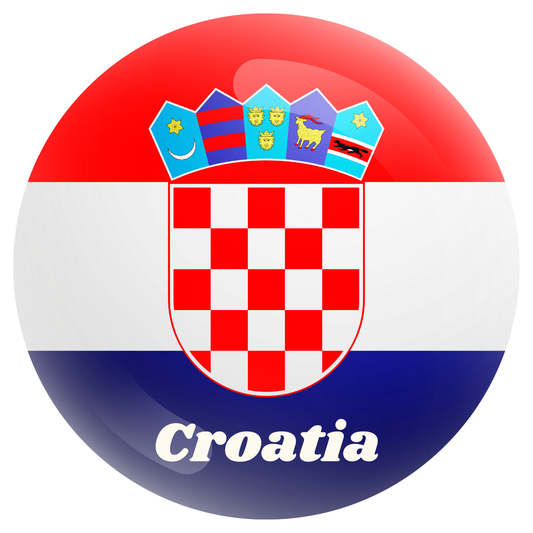 Croatia flag fridge magnet