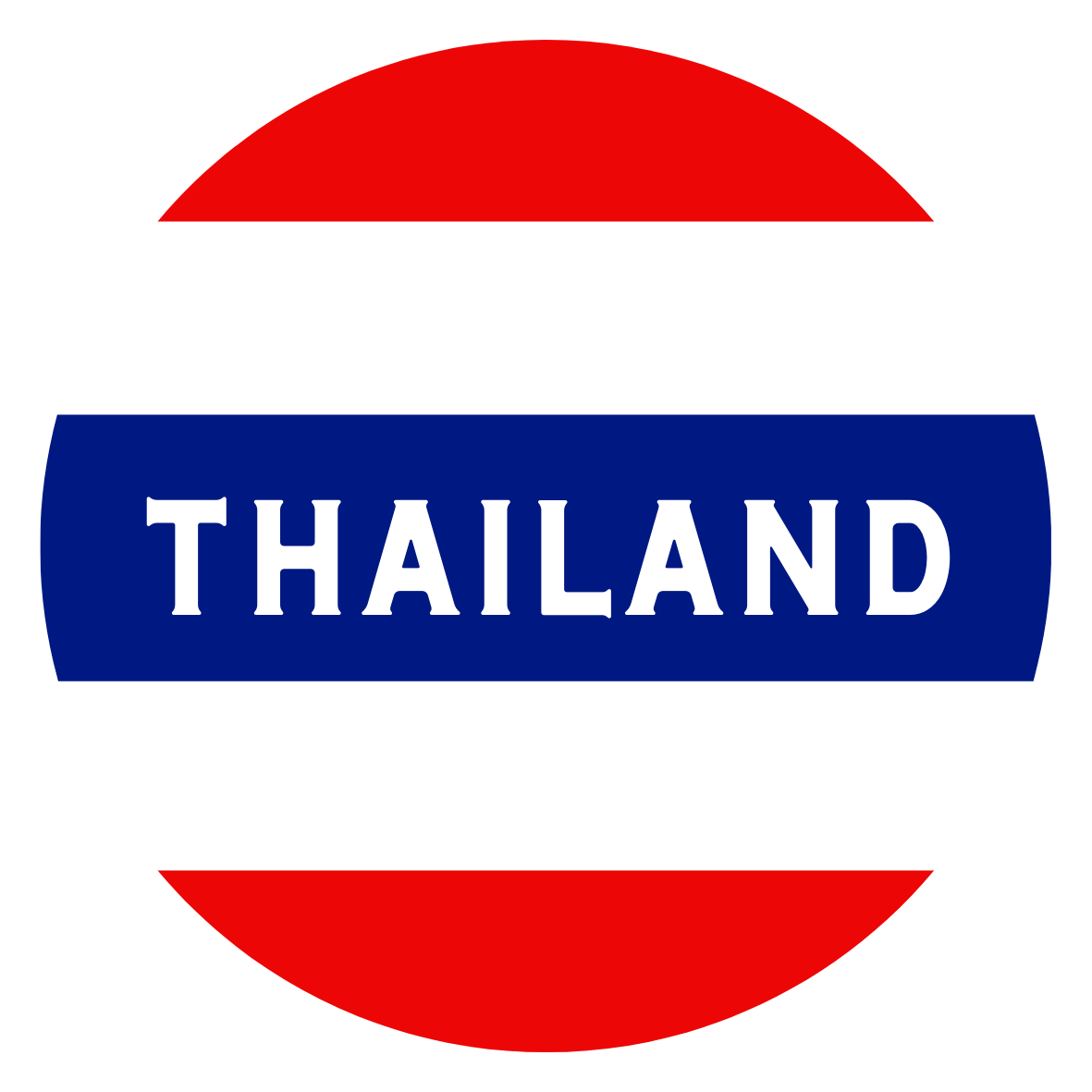 Thailand flag fridge magnet