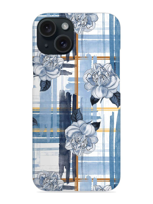 Watercolor Floral Rose Snap Case for Apple iPhone 15